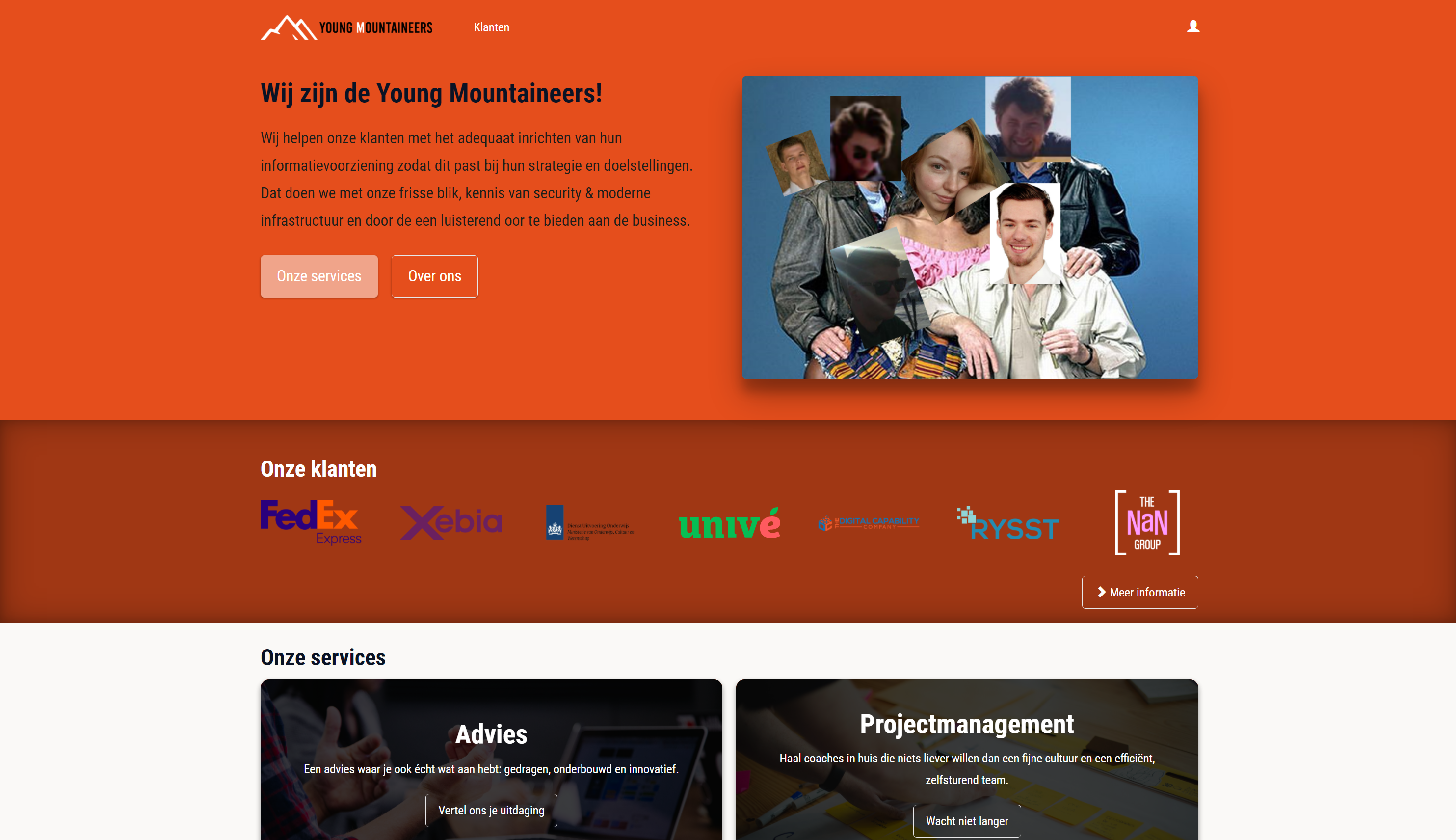 Young Mountaineers backoffice